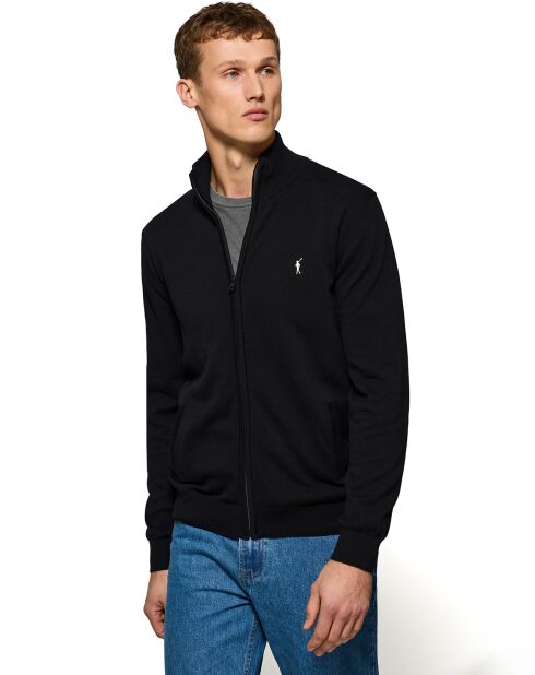 Cardigan Rigby Go Zippered noir