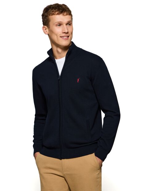 Cardigan Rigby Go Zippered marine