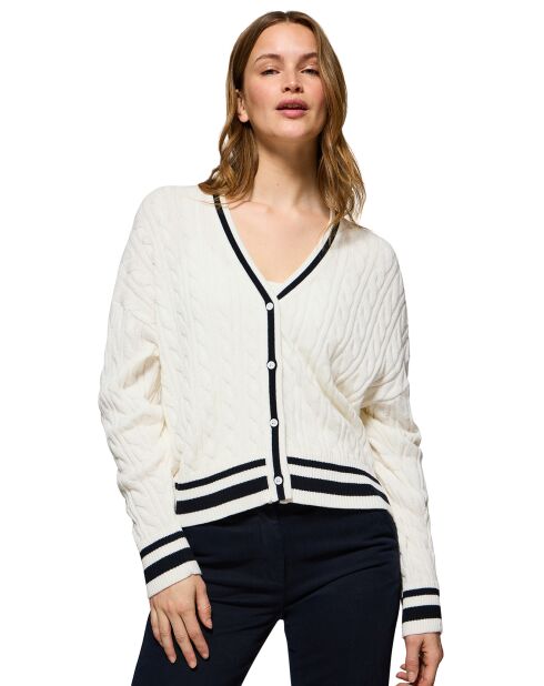 Cardigan Azariel Nautic écru