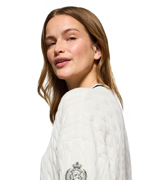Cardigan Azariel Nautic écru