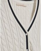 Cardigan Azariel Nautic écru