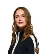 Cardigan Nautic Patch marine