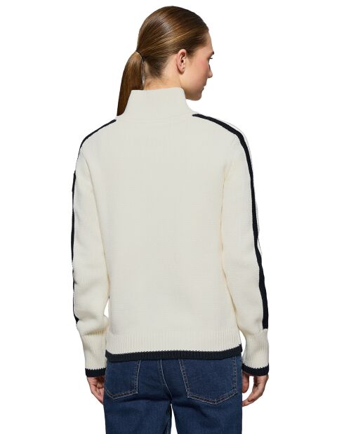 Cardigan Nautic Patch écru