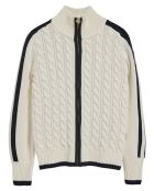 Cardigan Nautic Patch écru