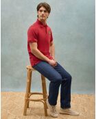 Polo Nautic rouge foncé