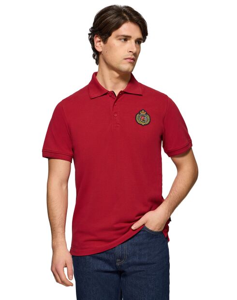 Polo Nautic rouge foncé