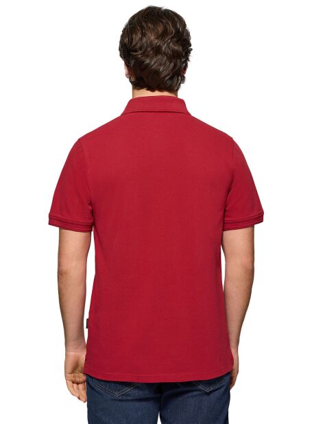 Polo Nautic rouge foncé