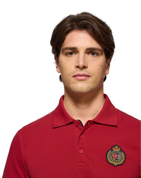 Polo Nautic rouge foncé