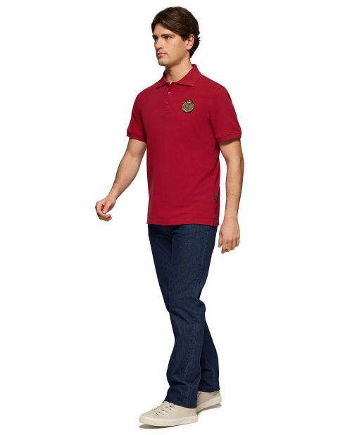 Polo Nautic rouge foncé