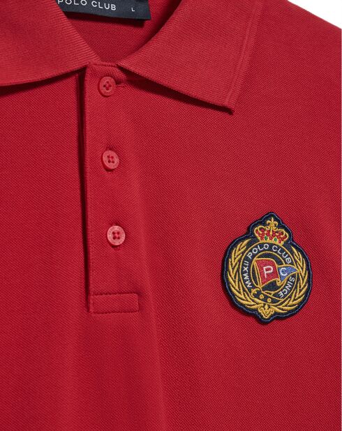 Polo Nautic rouge foncé
