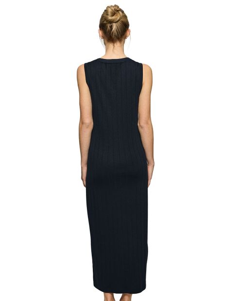 Marineblauwe jurk met Pc Monogram