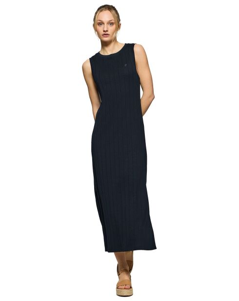 Marineblauwe jurk met Pc Monogram