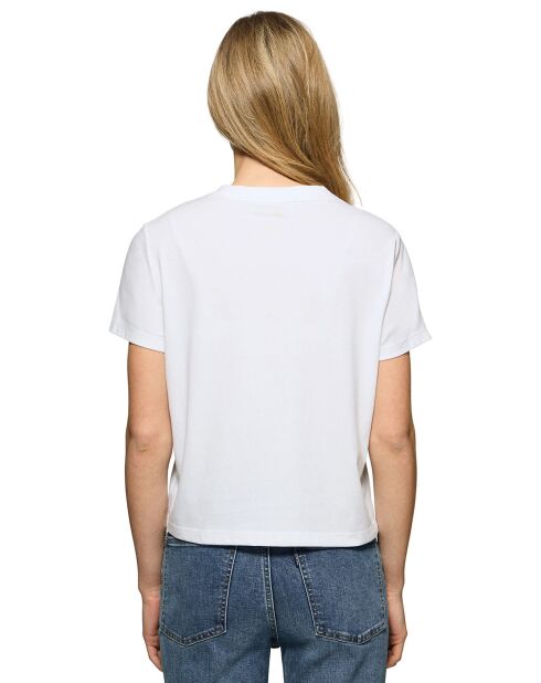 T-Shirt Minimal Combo Rubber Tori blanc