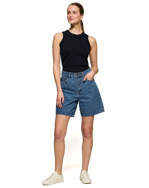Short Juno bleu denim