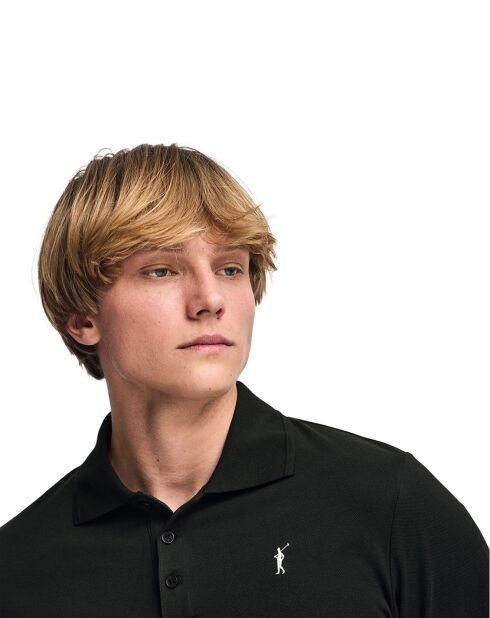 Rigby Go schwarzes Poloshirt