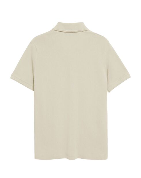 Rigby Go ecrufarbenes Poloshirt