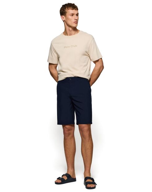 Navyblaue Landscape Shorts