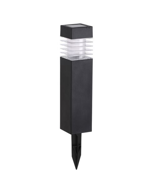 Borne solaire en ABS blanche - 5.7x5.7x28 cm