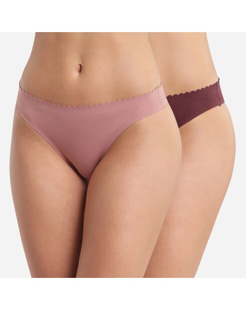 2 Strings Body Touch Easy rose/rubis