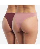 2 Strings Body Touch Easy rose/rubis