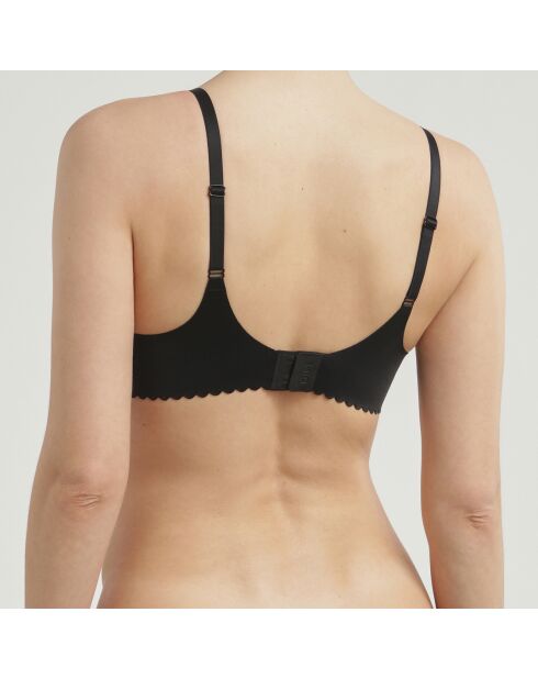 Soutien-gorge foulard à armatures en microfibre Body Touch noir