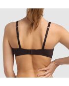 Soutien-gorge triangle ampliforme sans armatures Invisifree marron