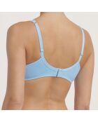 Soutien-gorge emboîtant en microfibre et tulle Generous Classic bleu