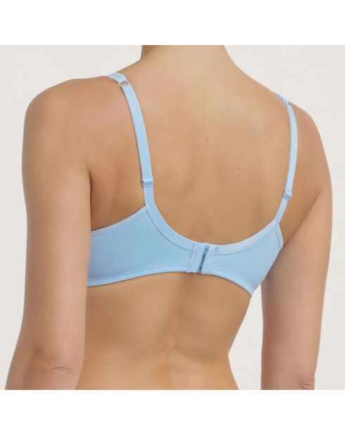 Soutien-gorge emboîtant en microfibre et tulle Generous Classic bleu