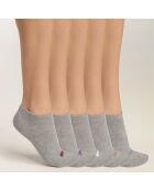 5 Paires de chaussettes Ecodim gris clair