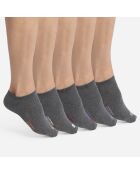 5 Paires de chaussettes Ecodim grises