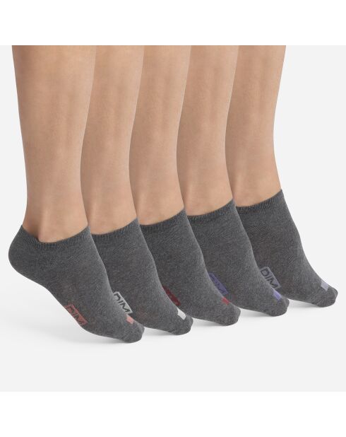5 Paires de chaussettes Ecodim grises