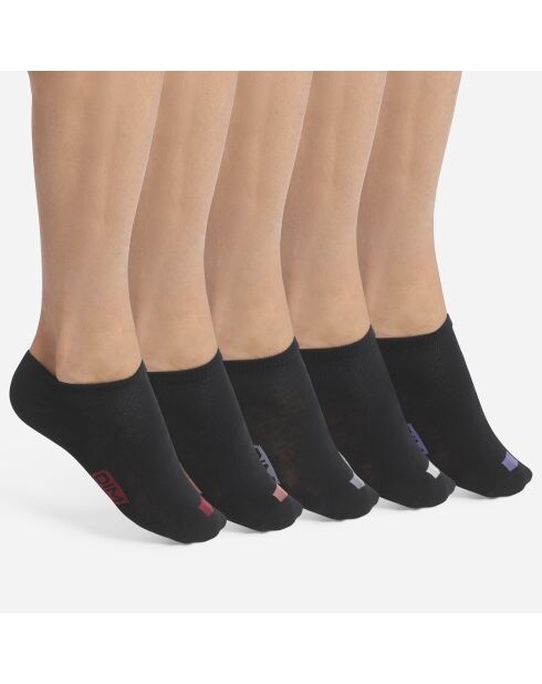5 Paires de chaussettes Ecodim noires