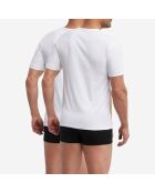 2 T-Shirts Regul Active blancs