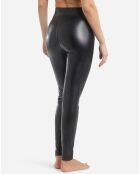Legging Comfy Fake Leather noir