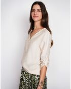 Chemise en Lin mélangé Lucie beige