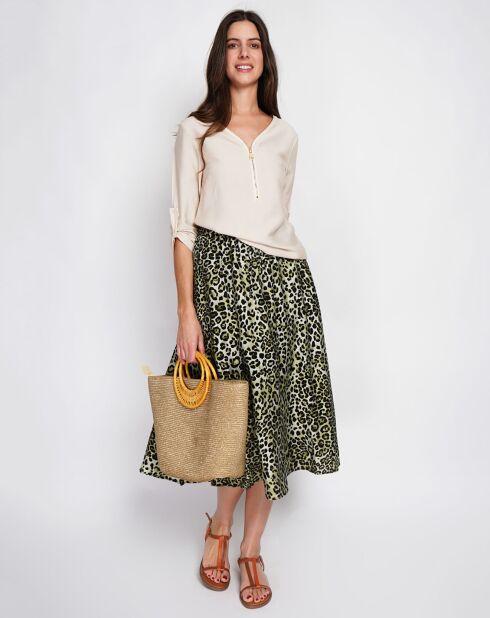 Chemise en Lin mélangé Lucie beige