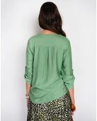 Chemise en Lin mélangé Lucie menthe