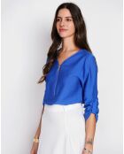 Chemise en Lin mélangé Lucie royal