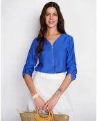 Chemise en Lin mélangé Lucie royal