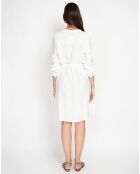 Robe en Lin mélangé Manon blanche