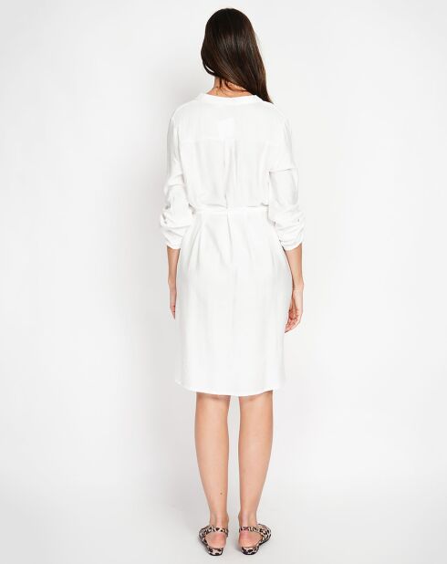 Robe en Lin mélangé Manon blanche