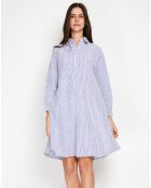 Robe  en Lin mélangé Marine bleue