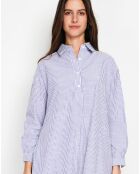 Robe  en Lin mélangé Marine bleue