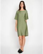 Robe en Lin mélangé Julie kaki