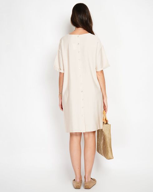 Robe en Lin mélangé Julie beige