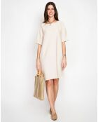 Robe en Lin mélangé Julie beige