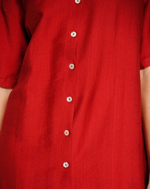 Robe en Lin mélangé Julie rooibos