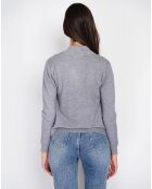 Cardigan Astrid gris chiné