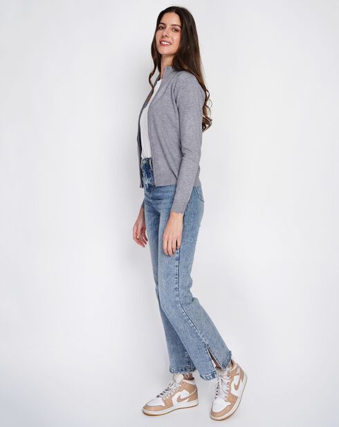 Cardigan Astrid gris chiné
