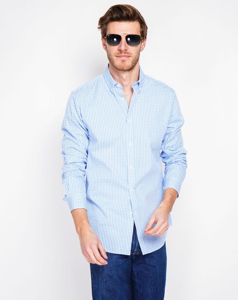 Chemise Léo azur